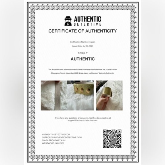 Louis Vuitton Luxury Light Green Monogram Gold Snap Bracelet comes with COA - Picture 2 of 14